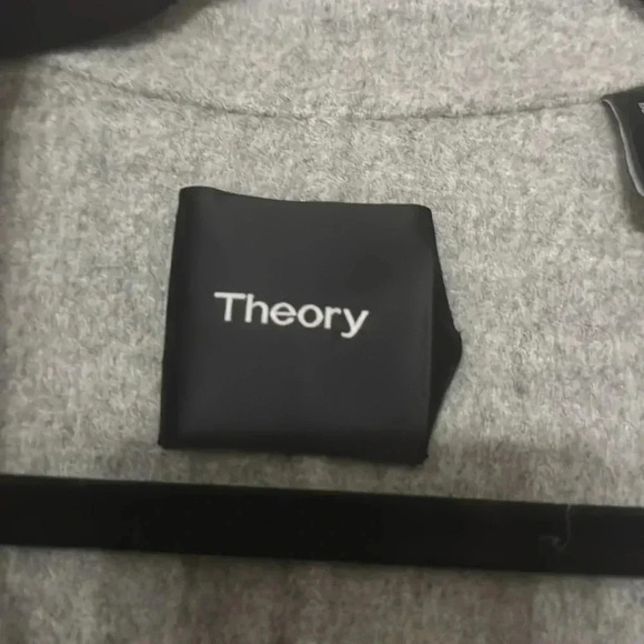 THEORY STATEMENT TRENCH COAT 
In Melange Grey
8158 - Picture 6 of 7